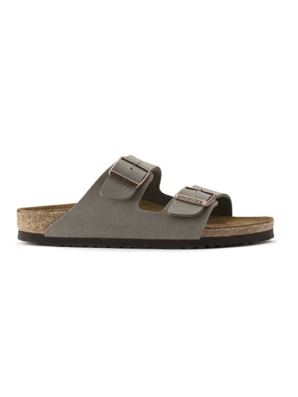 Birkenstock Arizona Birkibuc Stone Leather Unisex Sandal